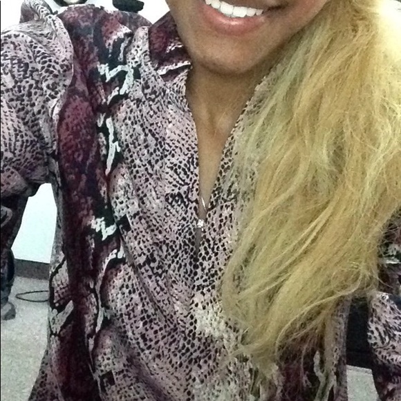 Snake Print Shift Dress - Picture 3 of 4